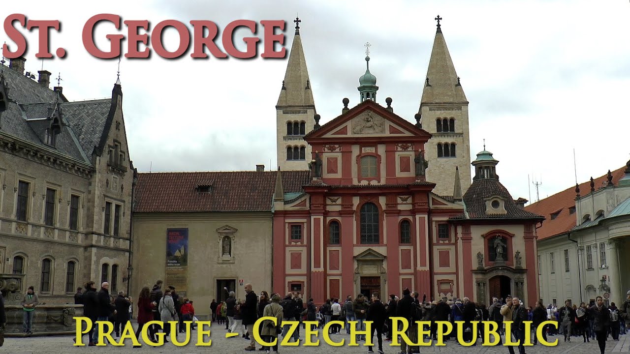St. George's Basilica, Prague Castle, Czech Republic. Complete tour.