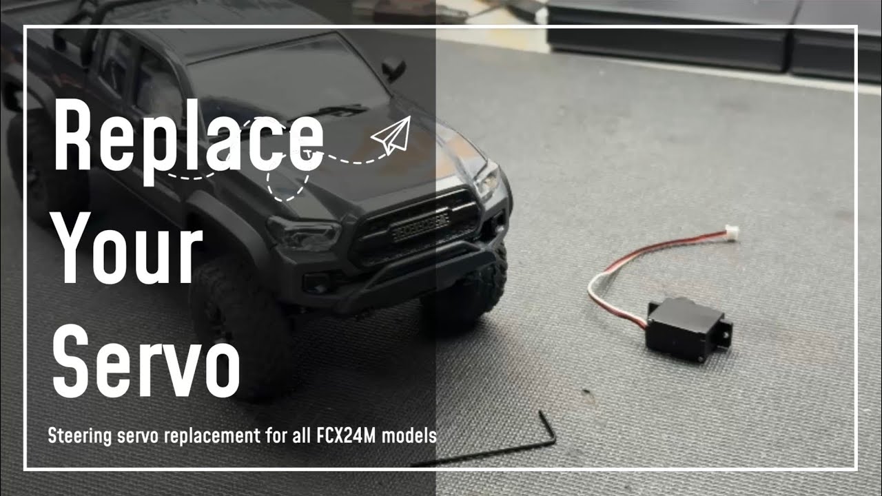 How to Replace the Steering Servo on FMS FCX24M Crawlers (All Models)