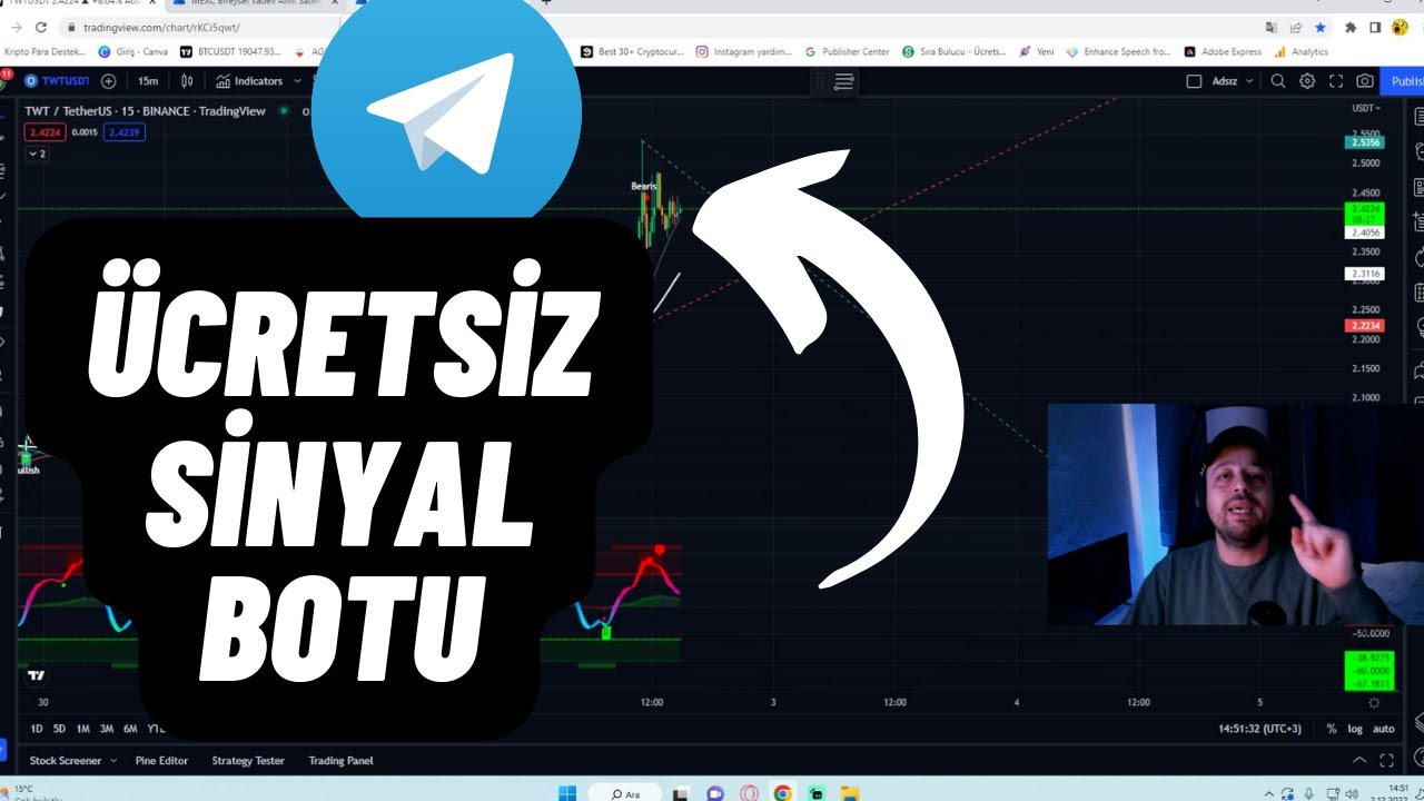TELEGRAM &Uuml;CRETSİZ KRİPTO PARA SİNYAL BOTU!