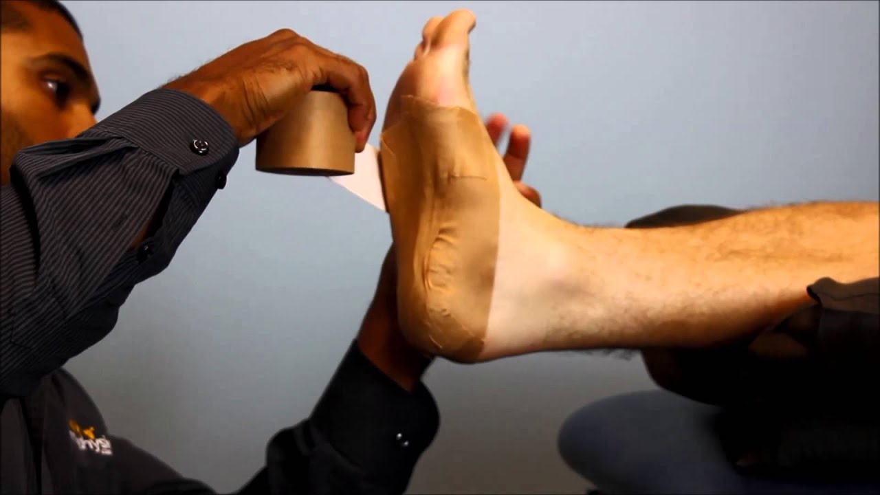 How to mocassin tape the foot for sport by my Physio SA Physiotherapist Adelaide