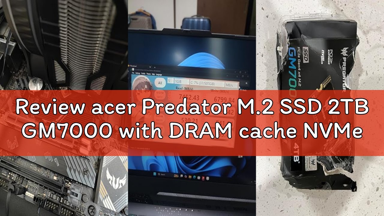 Review acer Predator M.2 SSD 2TB GM7000 with DRAM cache NVMe 1.4 2280 PCIe Gen4×4 Ultra high speed (
