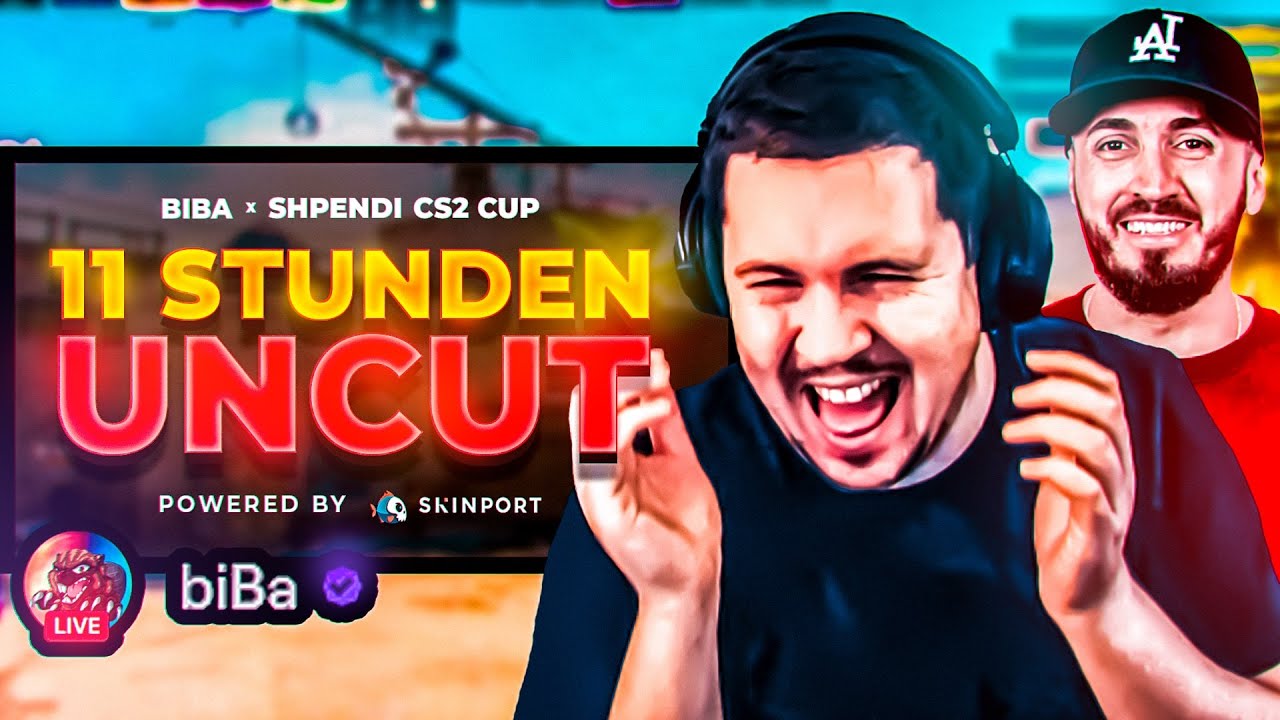 DER GESAMTE BIBA X SHPENDI 50.000&euro; CS2 STREAMER CUP! - 11 STUNDEN UNCUT! 🔥