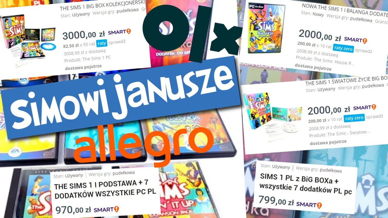 Simowi Janusze z Allegro i OLX | Przegląd aukcji i ofert