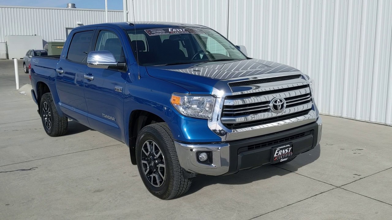 2017 Toyota Tundra SR5 Blue T852810 OR Crew