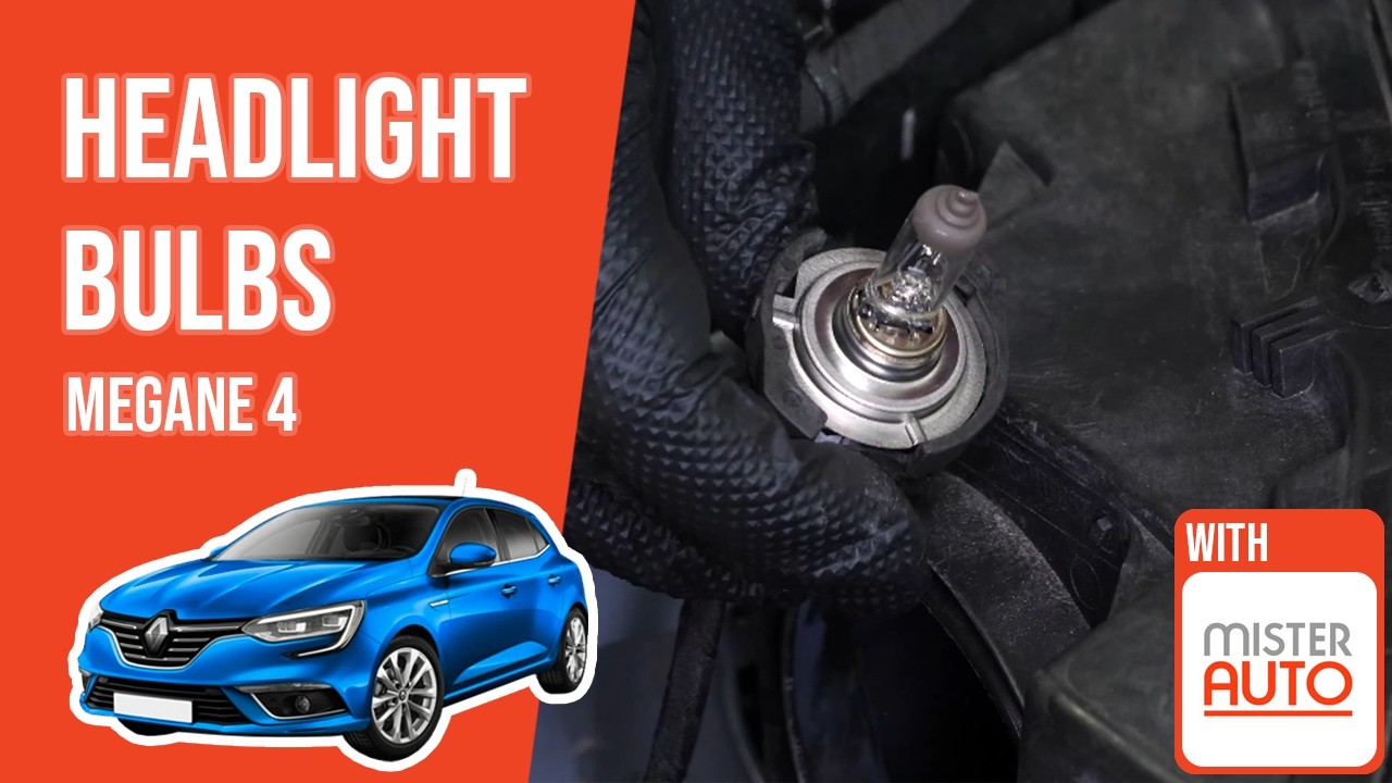 How to replace the headlight bulbs Megane mk4 💡