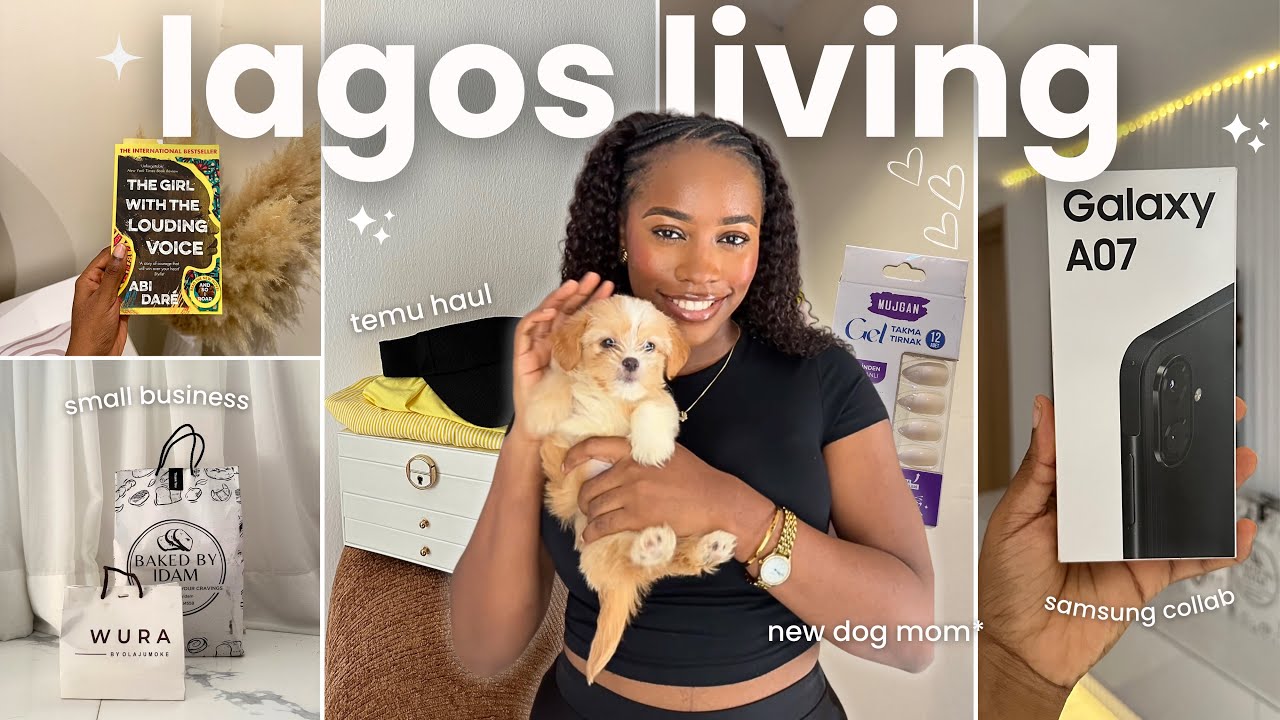 Life in Lagos Nigeria | I AM A MOMMY! + Samsung A07 collab, new books, temu haul & more!