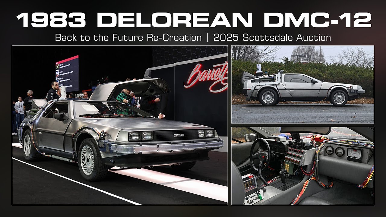 SOLD! 1983 DeLorean DMC-12 "Mr. Fusion" Time Machine Re-Creation - BARRETT-JACKSON 2025 SCOTTSDALE
