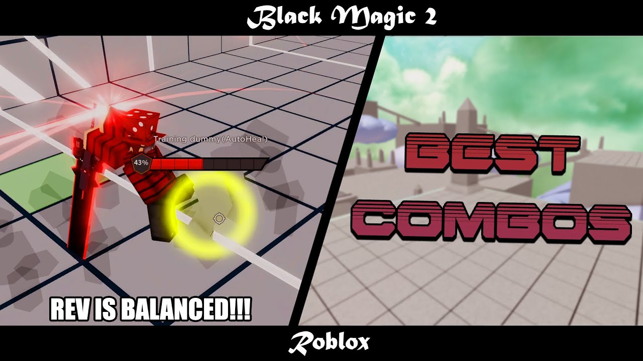 The best combos I can do in BM2 (Roblox Black Magic 2)