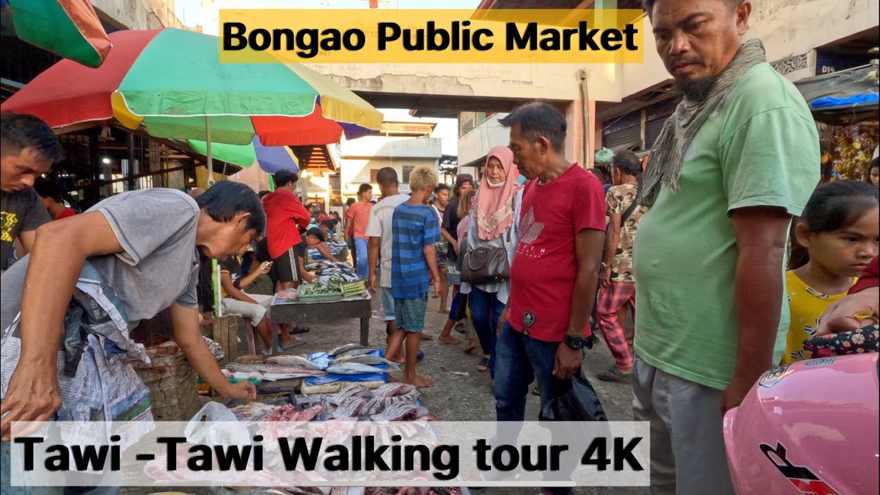 Tawi-Tawi travel vlogs traveling from Sitangkai to Bongao #walkingtour Public Market Bongao