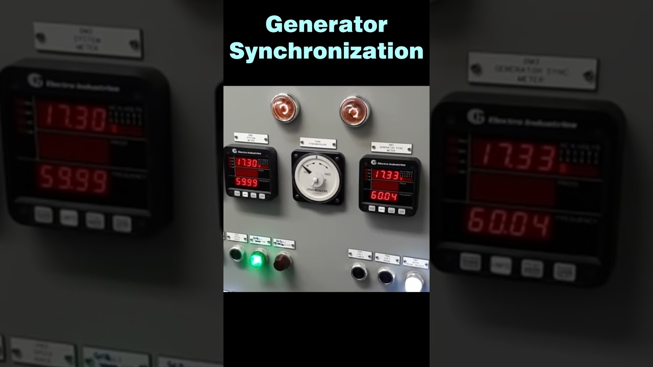 Generator Synchronization  #power #commissioning #plant #engineer#power plant#GTG#STG#Synchrono