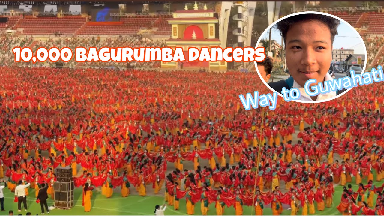 Way to Guwahati for bagurumba// 10k dance world record 