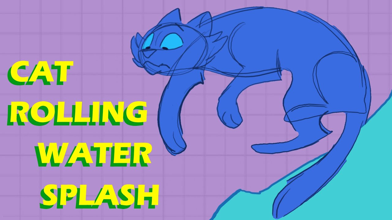 CAT ROLLING Water Splash