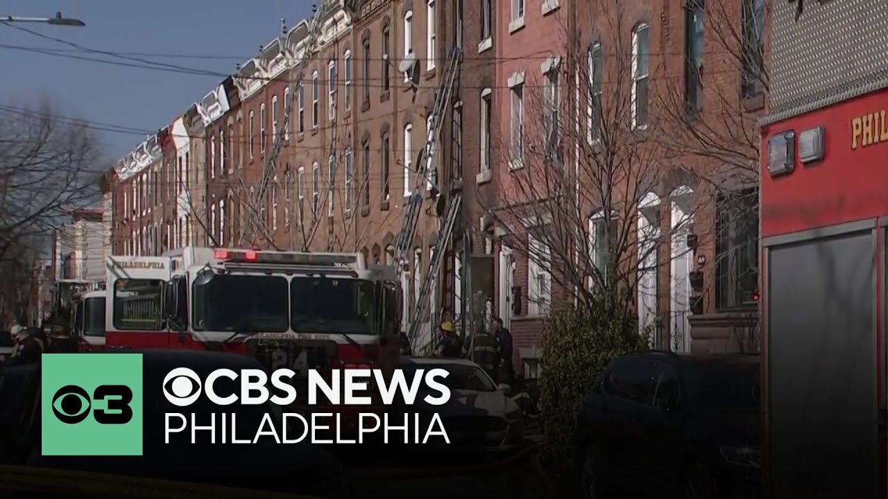 Crews respond to house fire in Philadelphia's Point Breeze neighborhood
