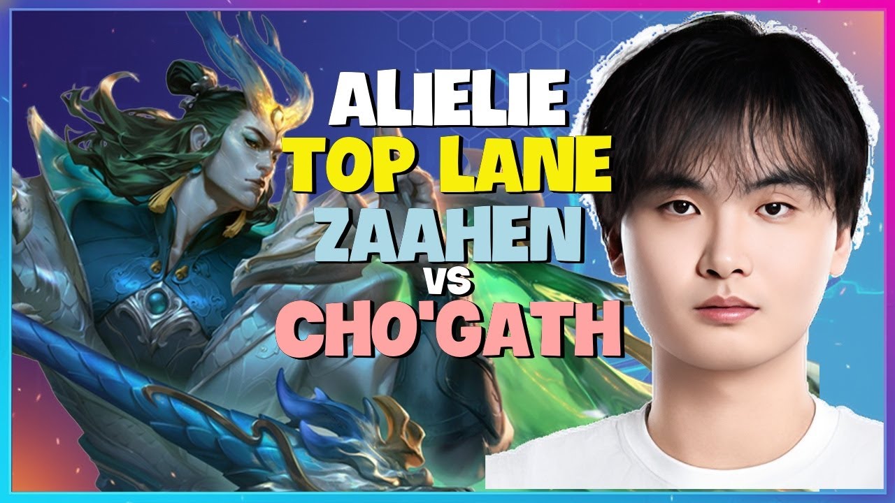 Alielie Shows Unstoppable Challenger Zaahen Mechanics and Top Lane Strategy Engsub