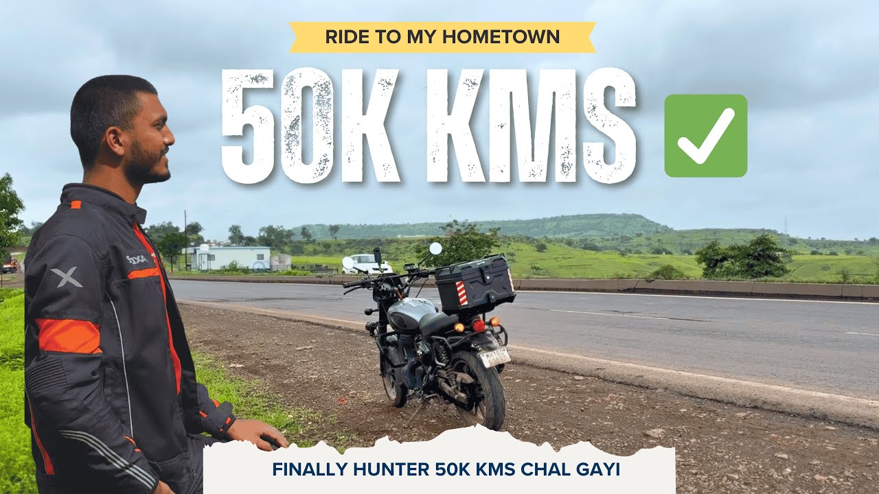 Hunter 350 Red Rooster: 50,000 KM Review - Is It Still Roosting in Oct 2025? 🔥 Ride To My Home Town😍