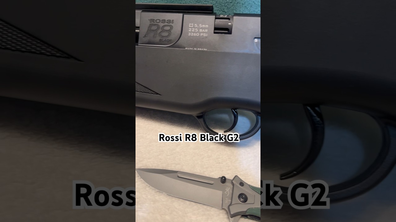 CARABINA PCP R8 Black G2 #airgunshooting #airguns #tirodeportivo #carabinadepressao #rossi