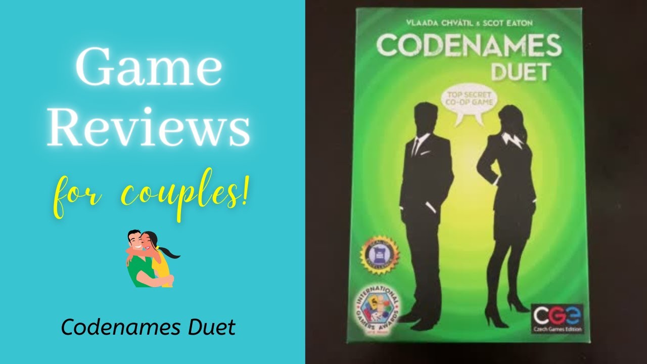 Game Reviews for Couples - Codenames Duet (2 Player Cooperative Game)