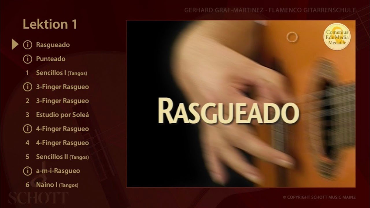 Lektion 1: Rasgueado - Flamencogitarre lernen