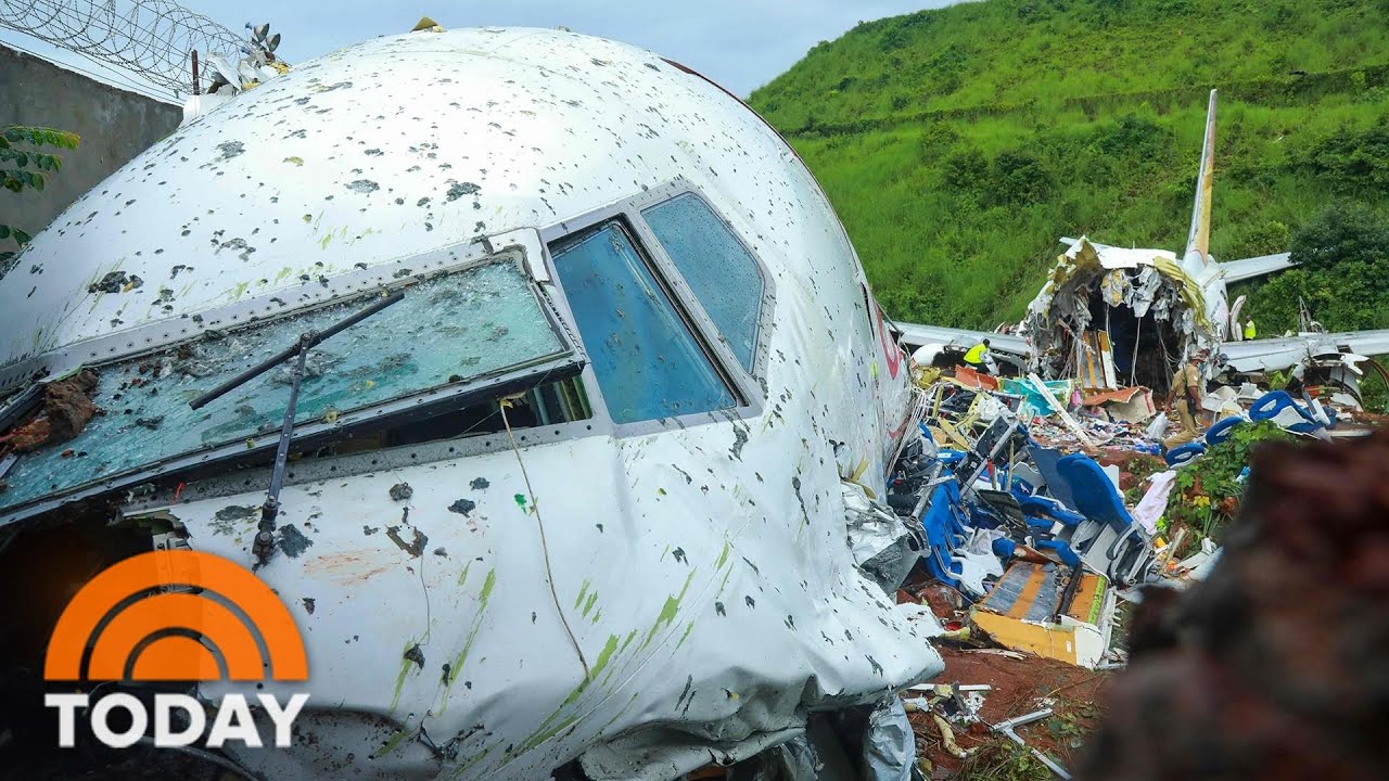 Plane Skids Off Runway In India, Killing At Least 18 | TODAY