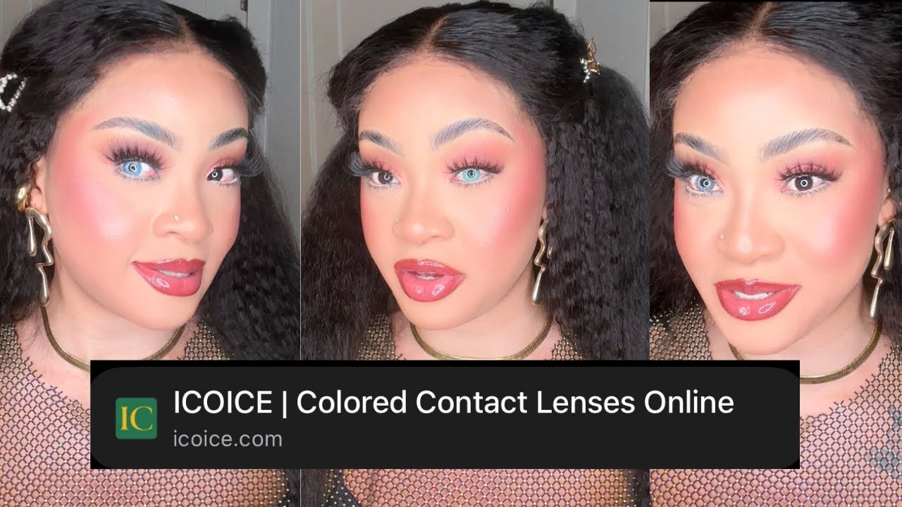 @ICOICE  Color Contacts Review | Try On Haul ​| Close up look of each shade @mayLuxeskincare