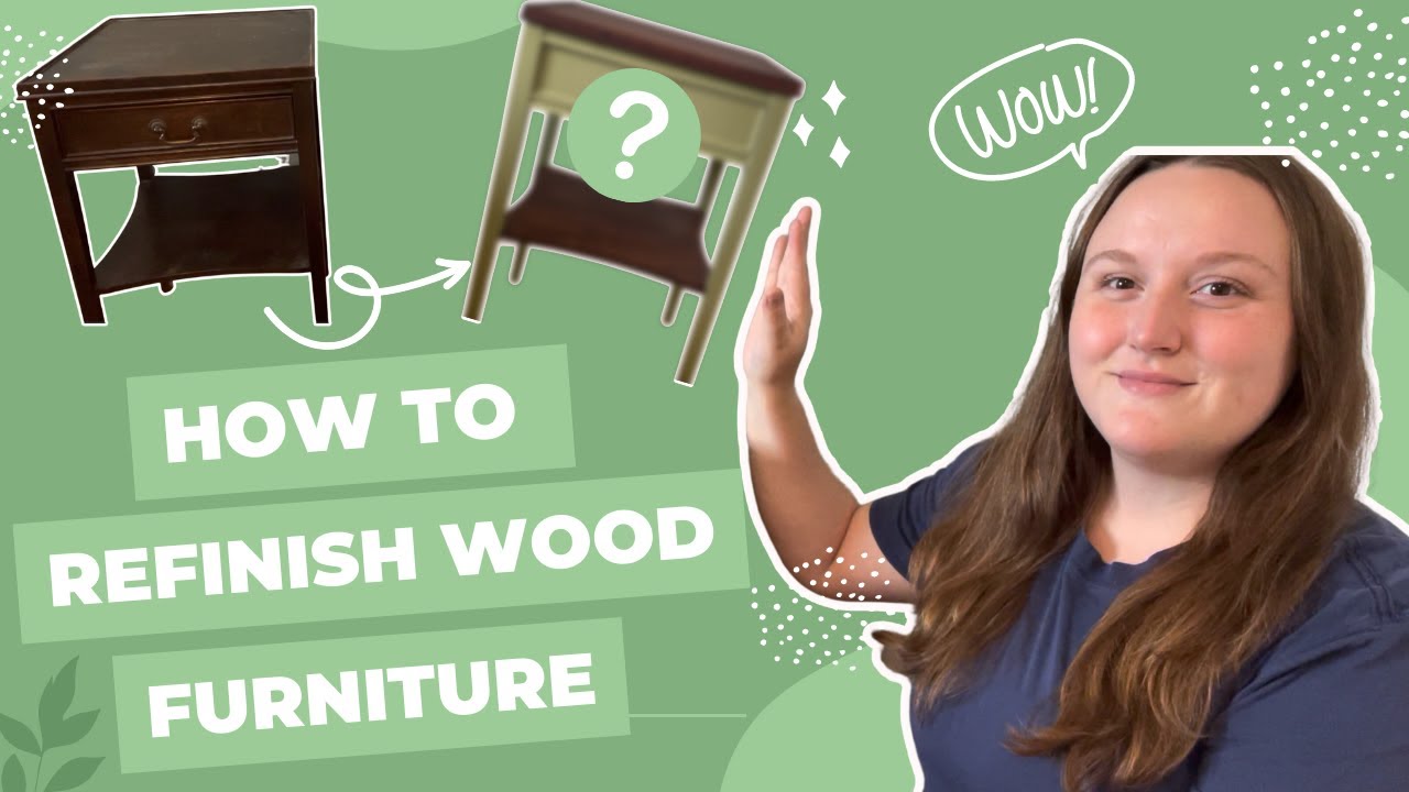 How to | Refinish Wood Furniture  | ER Nurse Channel