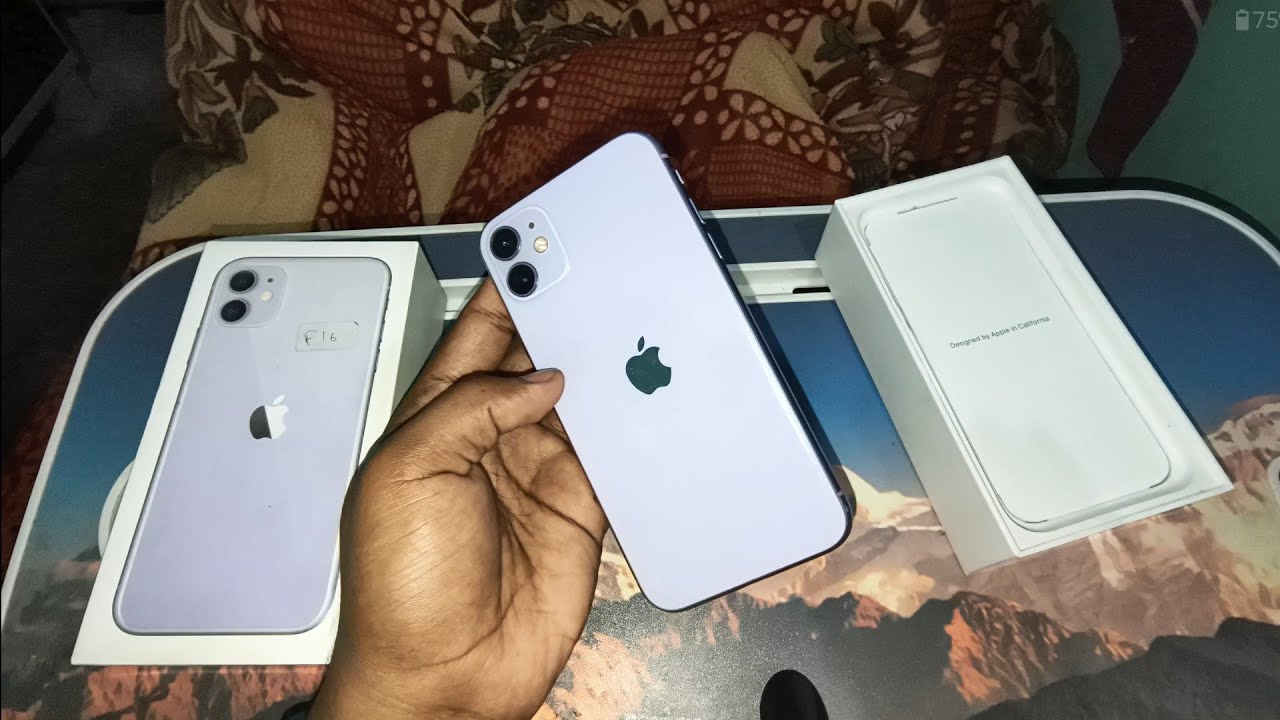 iPhone 11 Purple Colour 128 GB Unboxing 