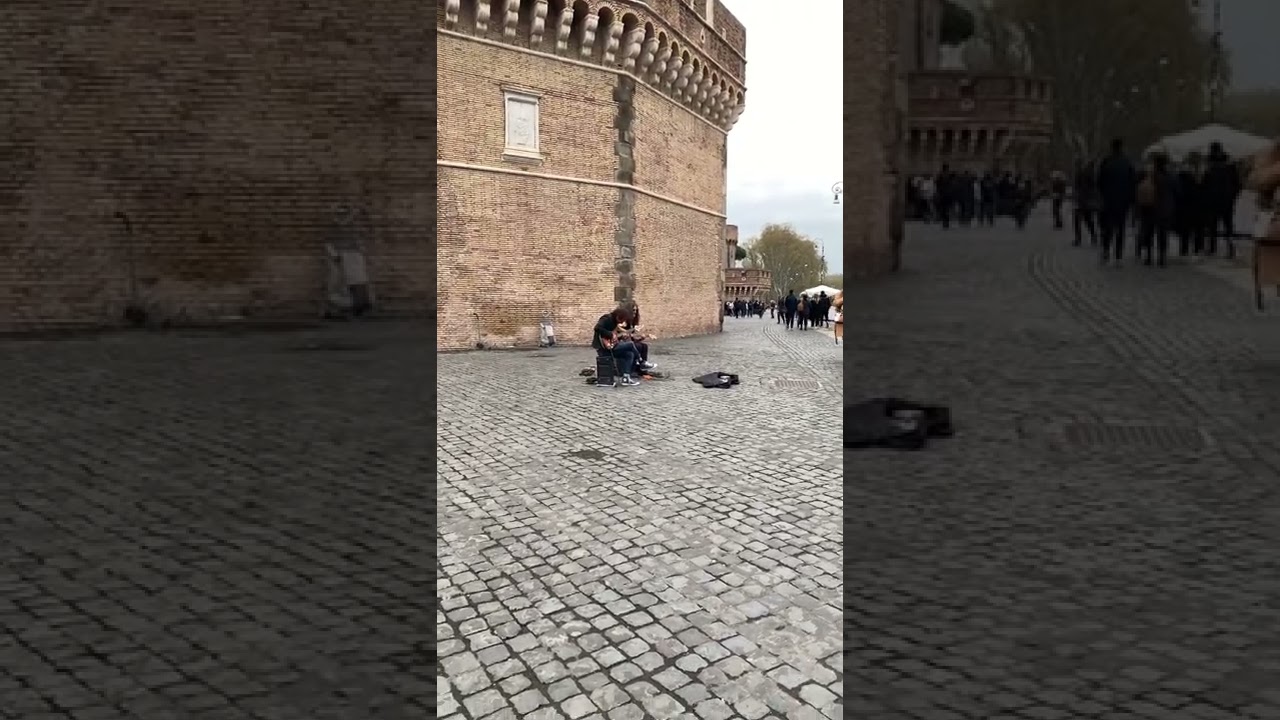 STREETMUSIC ROME | PINK FLOYD - SHINE ON YOU CRAZY DIAMOND | ITALY ENGELSBURG