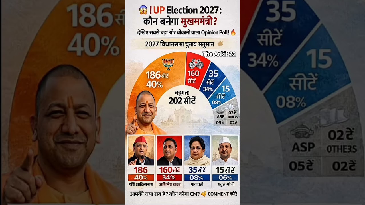UP Election 2027 Opinion Poll: Can SP defeat BJP? Analysis of 403 Seats!#UPPolitics #BJP #SP