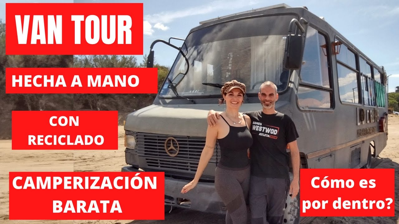 👉VANTOUR |Bienvenidos a nuestro motorhome| 🚌Oficina, Baño, Cama XXL, Agua Caliente y Calefacción
