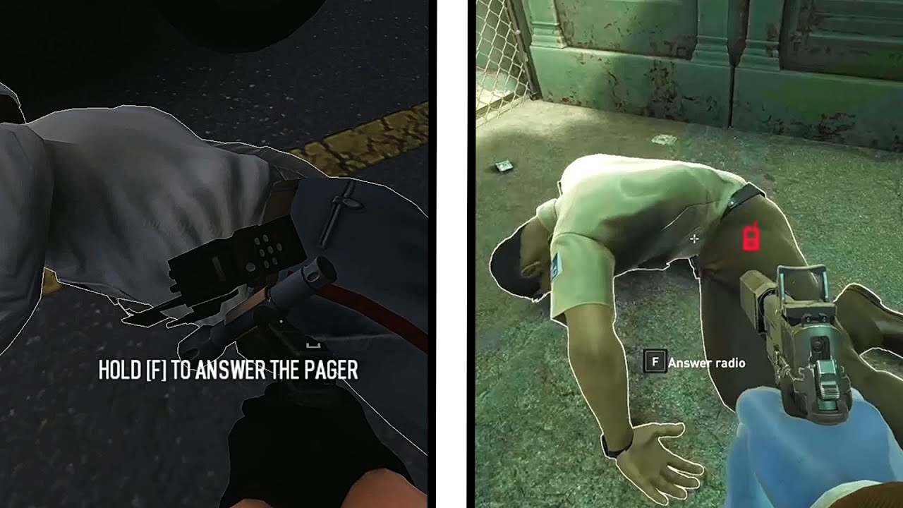 Pager in Payday 2 Vs Pager in Payday 3