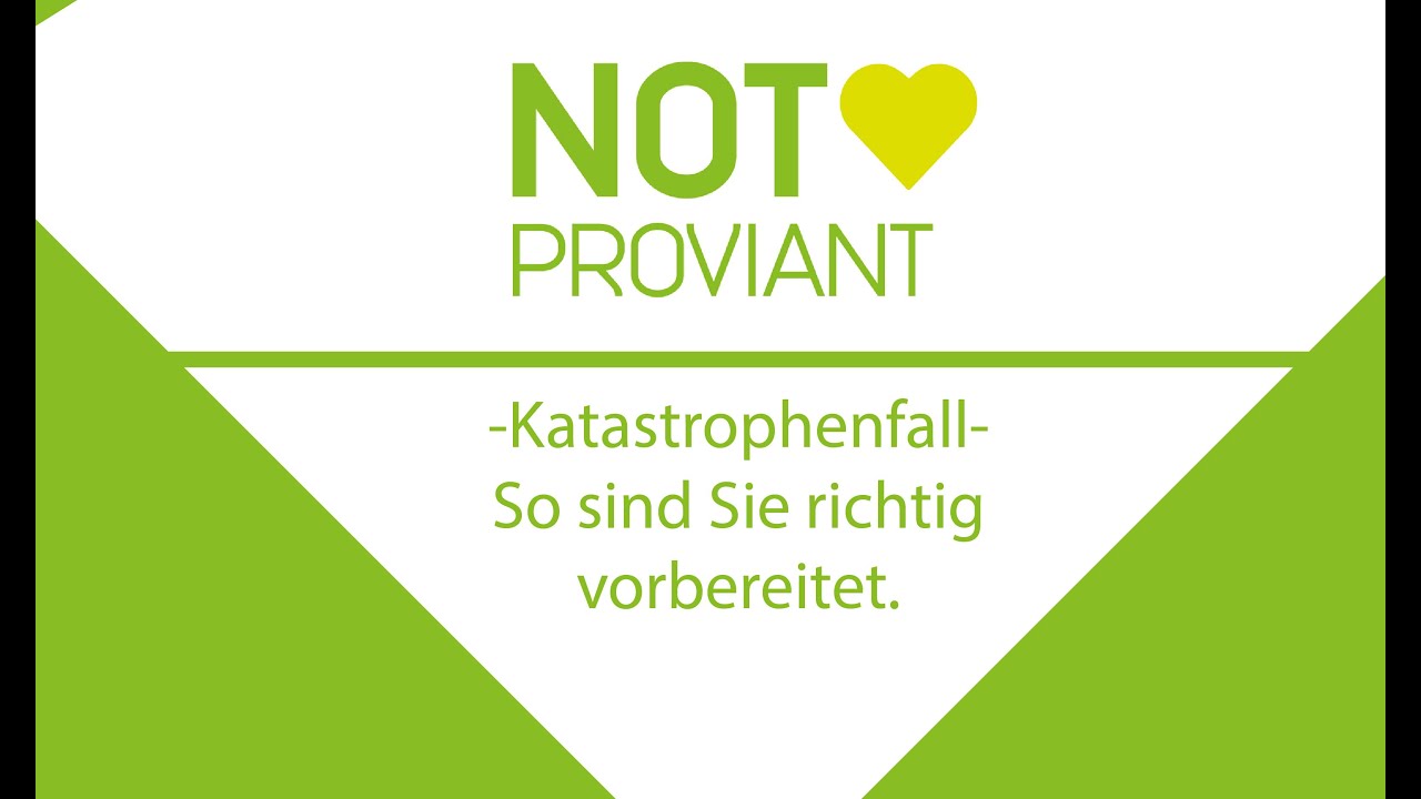 Katastrophenfall - So sind Sie richtig vorbereitet!