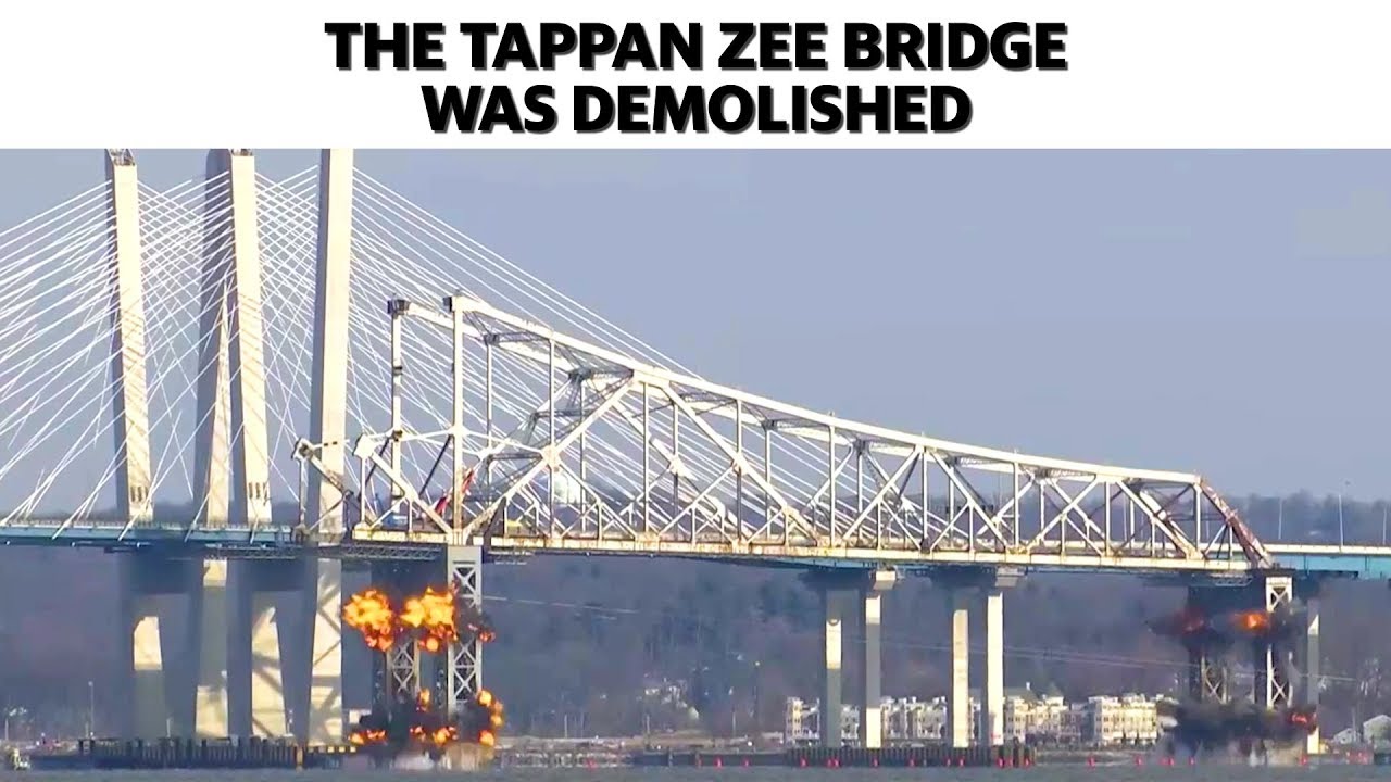 The Tappan Zee Bridge demolition explosion