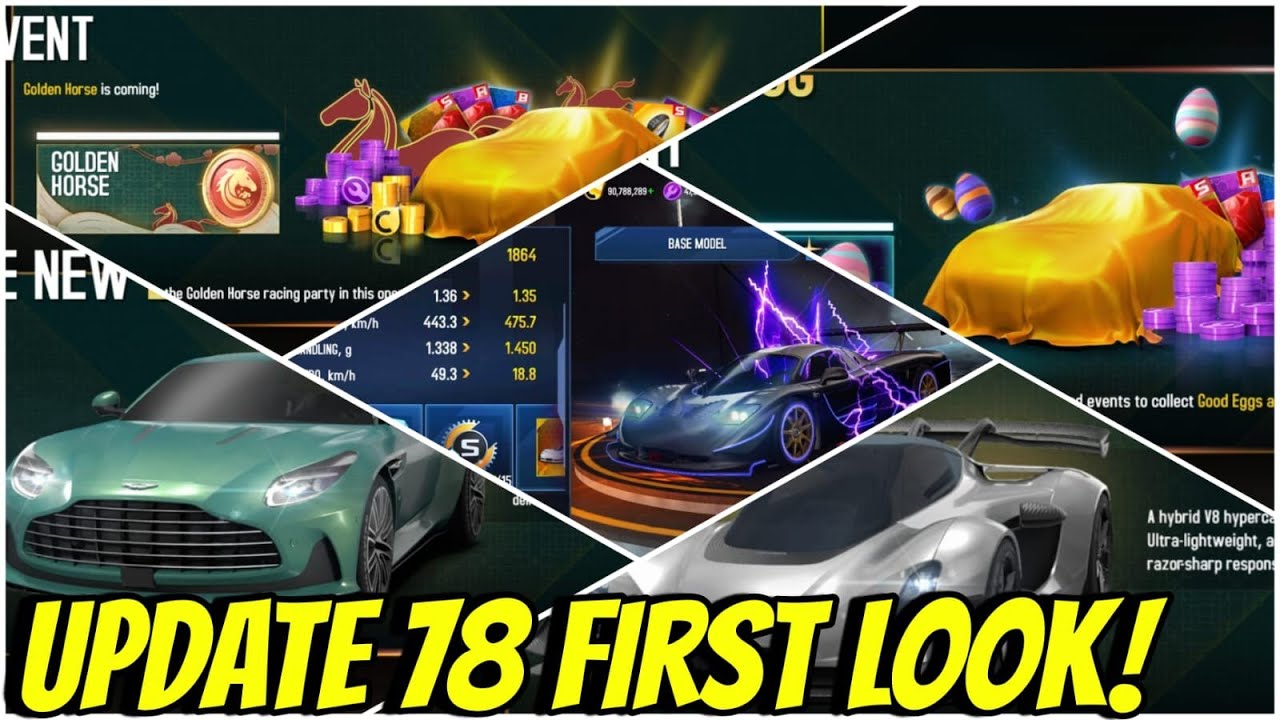 Update 78 is Here! New Cars, New Features | Asphalt 8 First Look