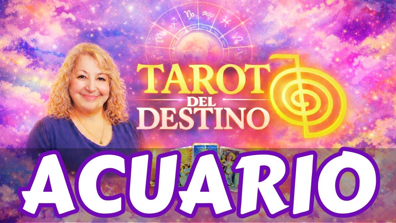 ACUARIO: EL ARCÁNGEL MIGUEL TE PROTEGE | LLEGA COMPROMISO MARAVILLOSO | Tarot del Destino #acuario