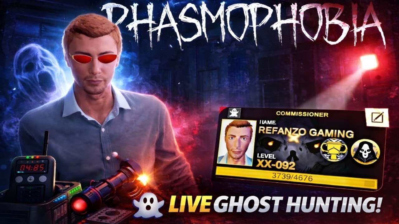 Phasmophobia Live | Can We Survive Tonight | @rudrakshog