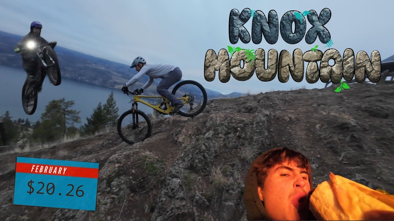 First Ride of 2026 -  Knox Mountain in Februrary!