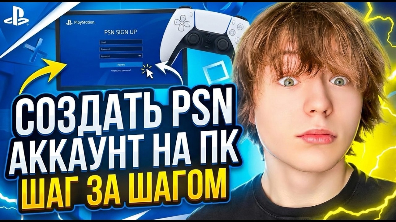 Как создать PlayStation (PSN) аккаунт на ПК: шаг за шагом