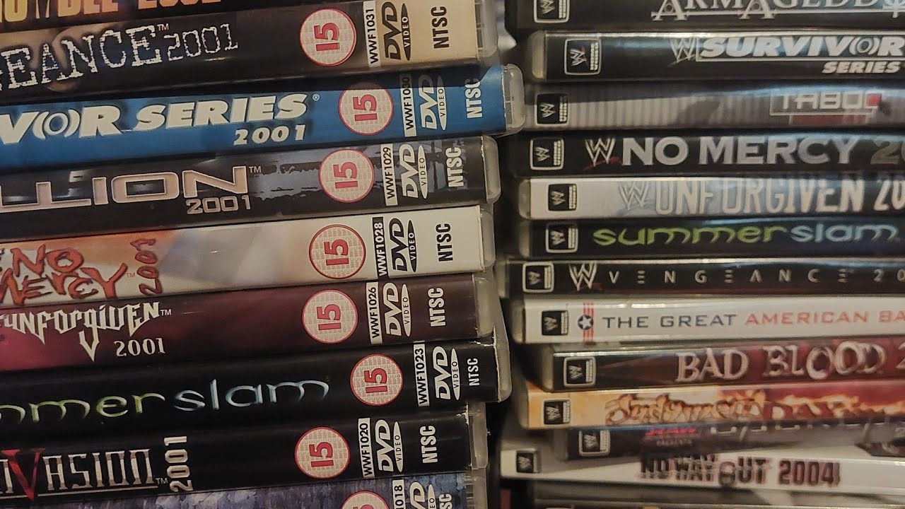 My WWE DVD/Blu Ray Collection (2024) Part 1: 1985-2004 feat. Tagged Classics
