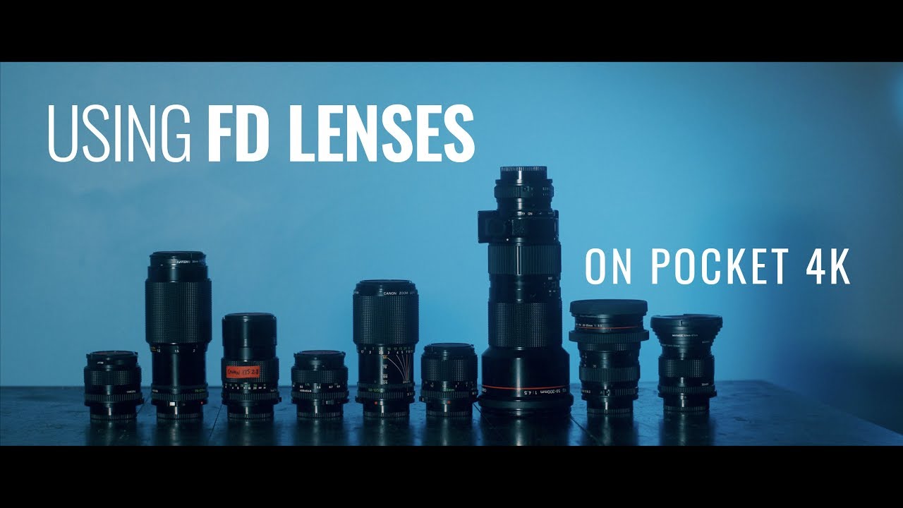 Using Canon FD lenses on the BMPCC4K
