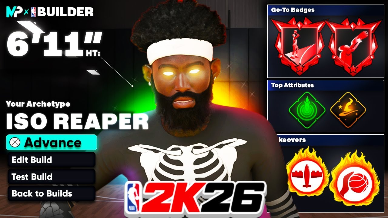 ЭТА *НОВАЯ* СБОРКА ISO REAPER 6'11 ПОДАРИТ ВАМ БЕСПЛАТНЫЕ ПОБЕДЫ В NBA2K26!