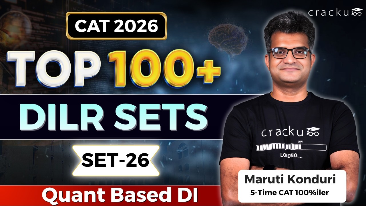 CAT 2026: Set #26 - Quant-based DI | Daily Free CAT 2026 DILR Practice Sets