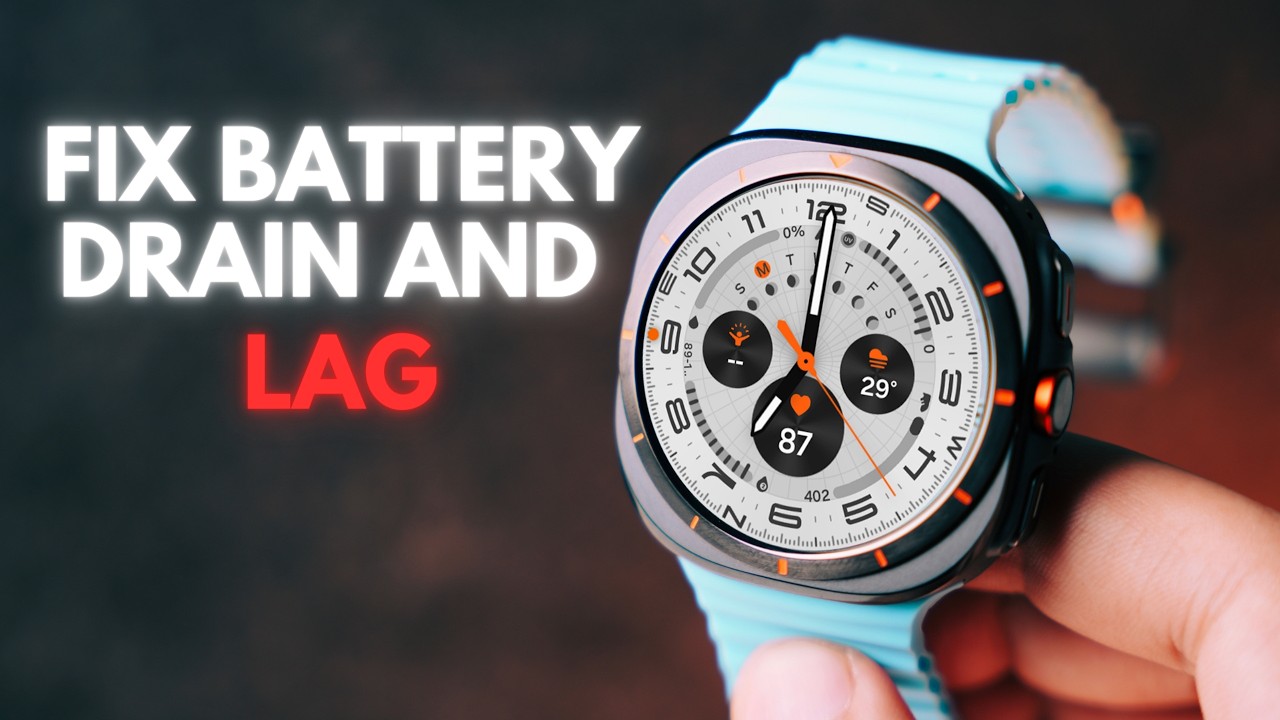 Как устранить разрядку батареи и задержку на Samsung Galaxy Watch Ultra?