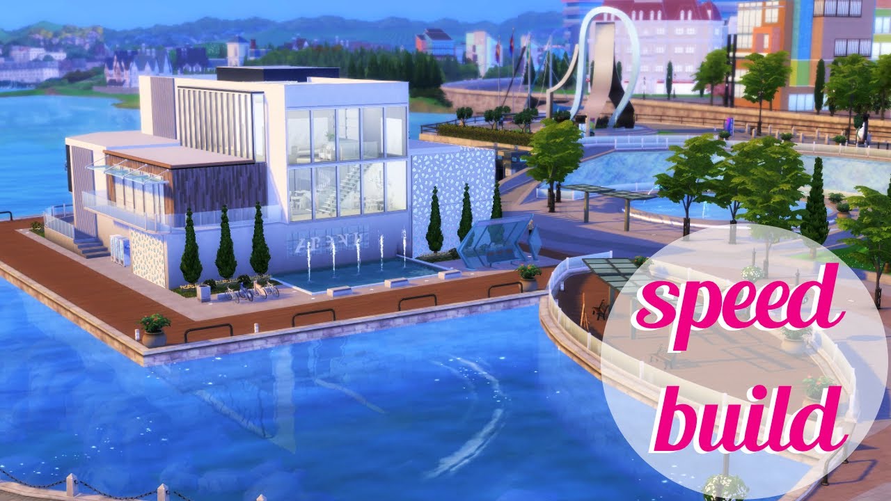 LA PATINOIRE DE WINDENBURG - SIMS 4 SPEED-BUILD