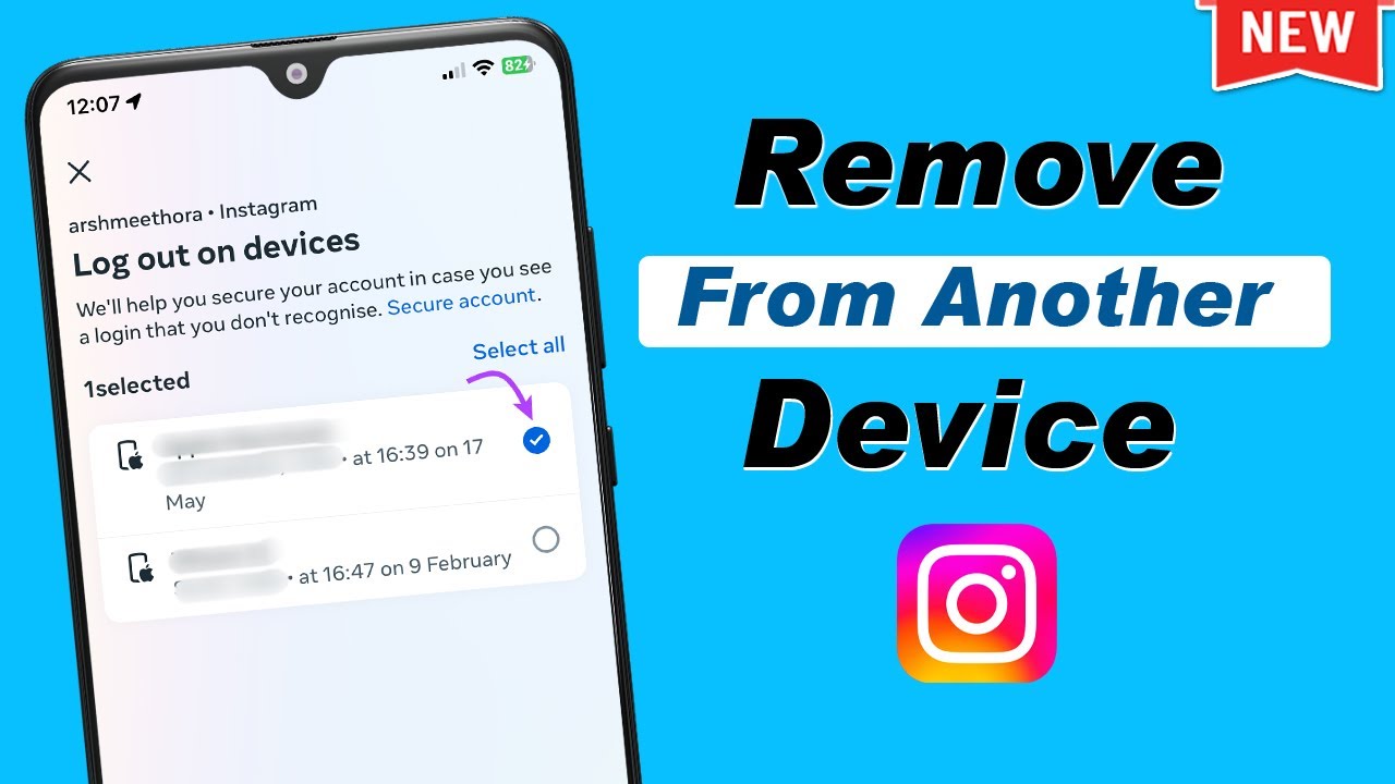 How To Remove Instagram Account From Another Device