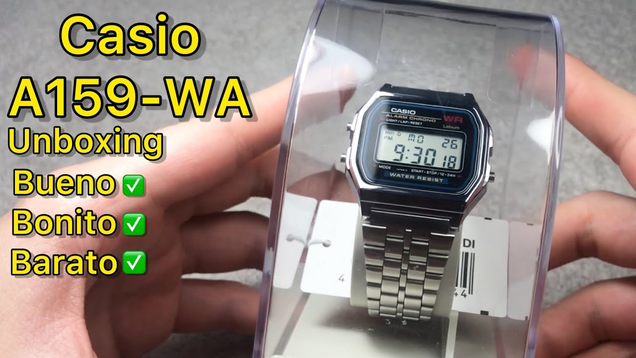 CASIO A159-WA | Bueno ✅ Bonito ✅ barato ✅ | Unboxing