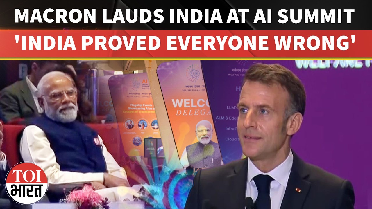 INDIA PROVED THEM WRONG!: Macron Praises India's Digital Leap, Shares Mumbai Street Vendor Story