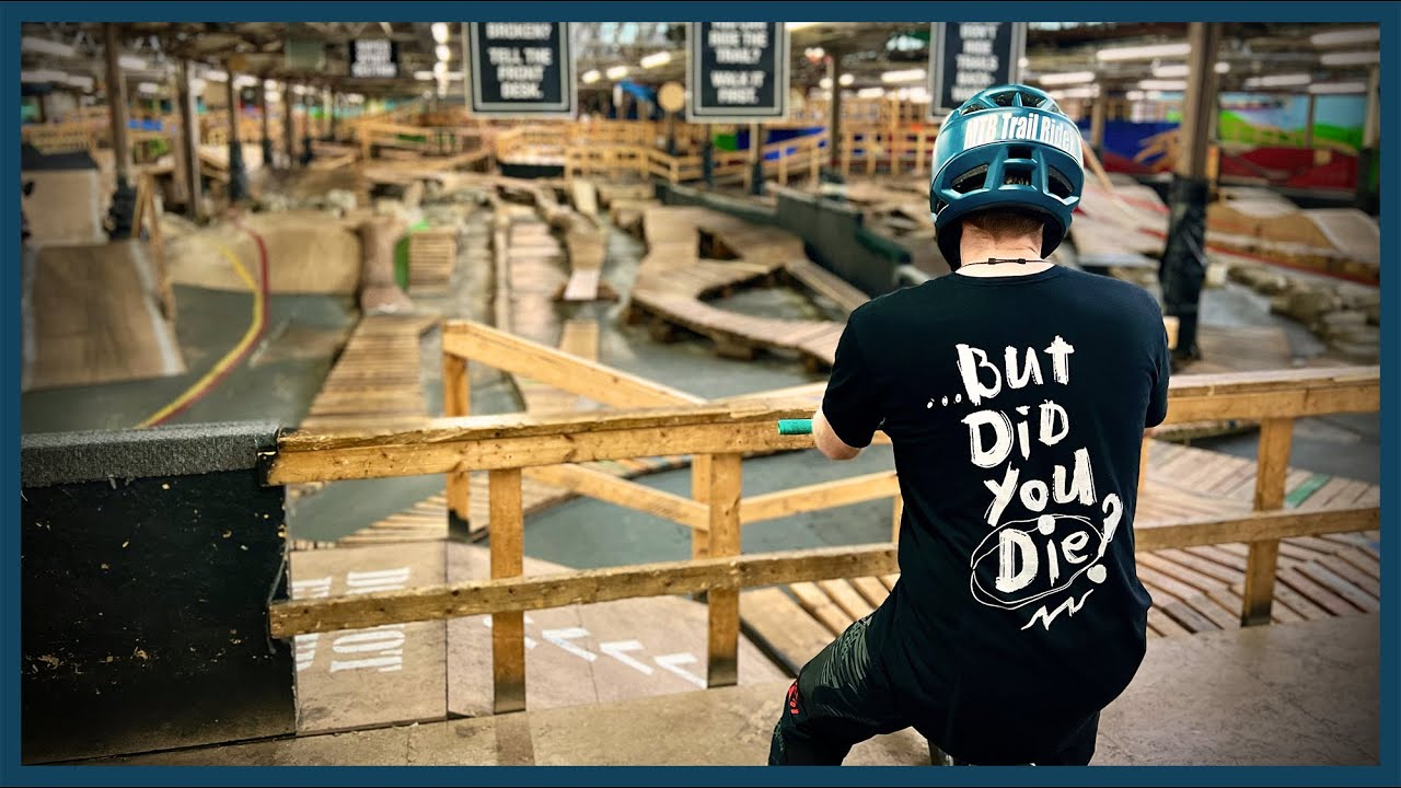 Riding Rays Indoor Bike Park // Polygon Trid Dirt Jumper