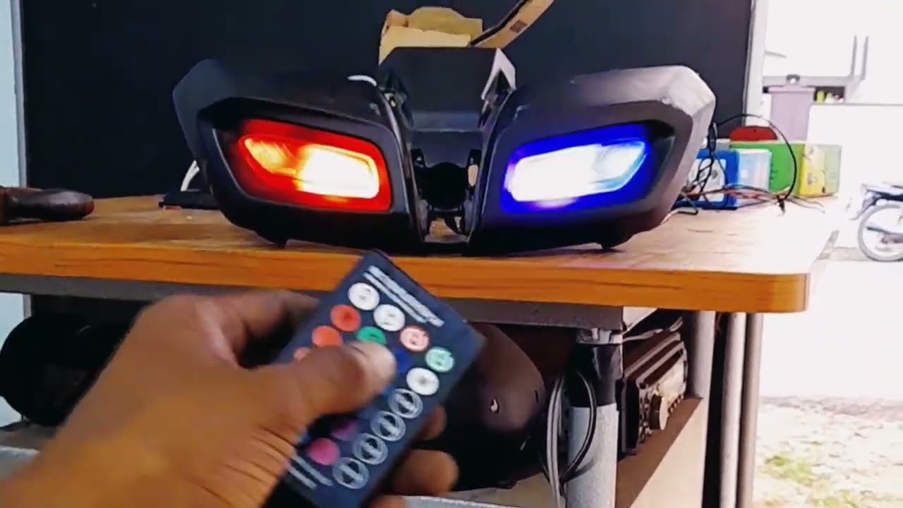 MT15 remote control light installing
