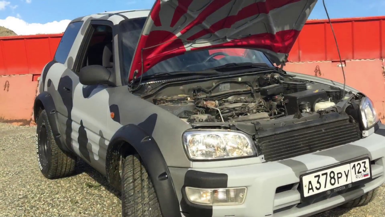 Раптор: Покраска RAV4 ОТ и ДО в камуфляж