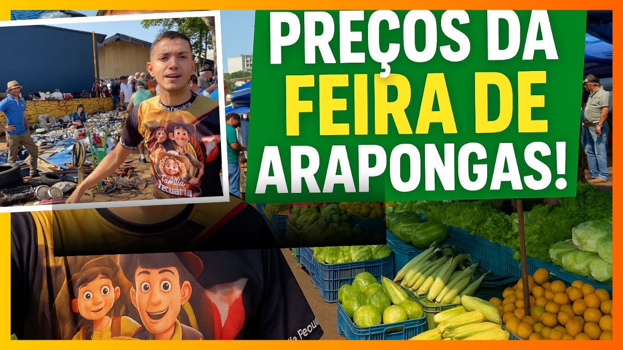 Visitamos a Feira Livre de Arapongas (PR) — Preços, Conversas e Tradição #feiralivre #arapongas 